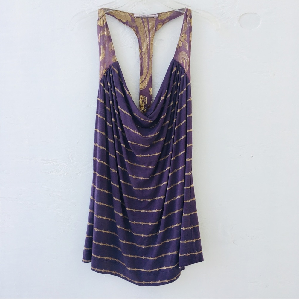 Sparkling Gold and Purple Shirt!